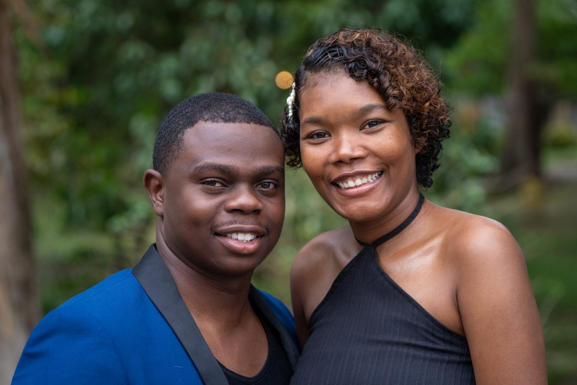 Don and Stevie-Ann smiling together for the camera