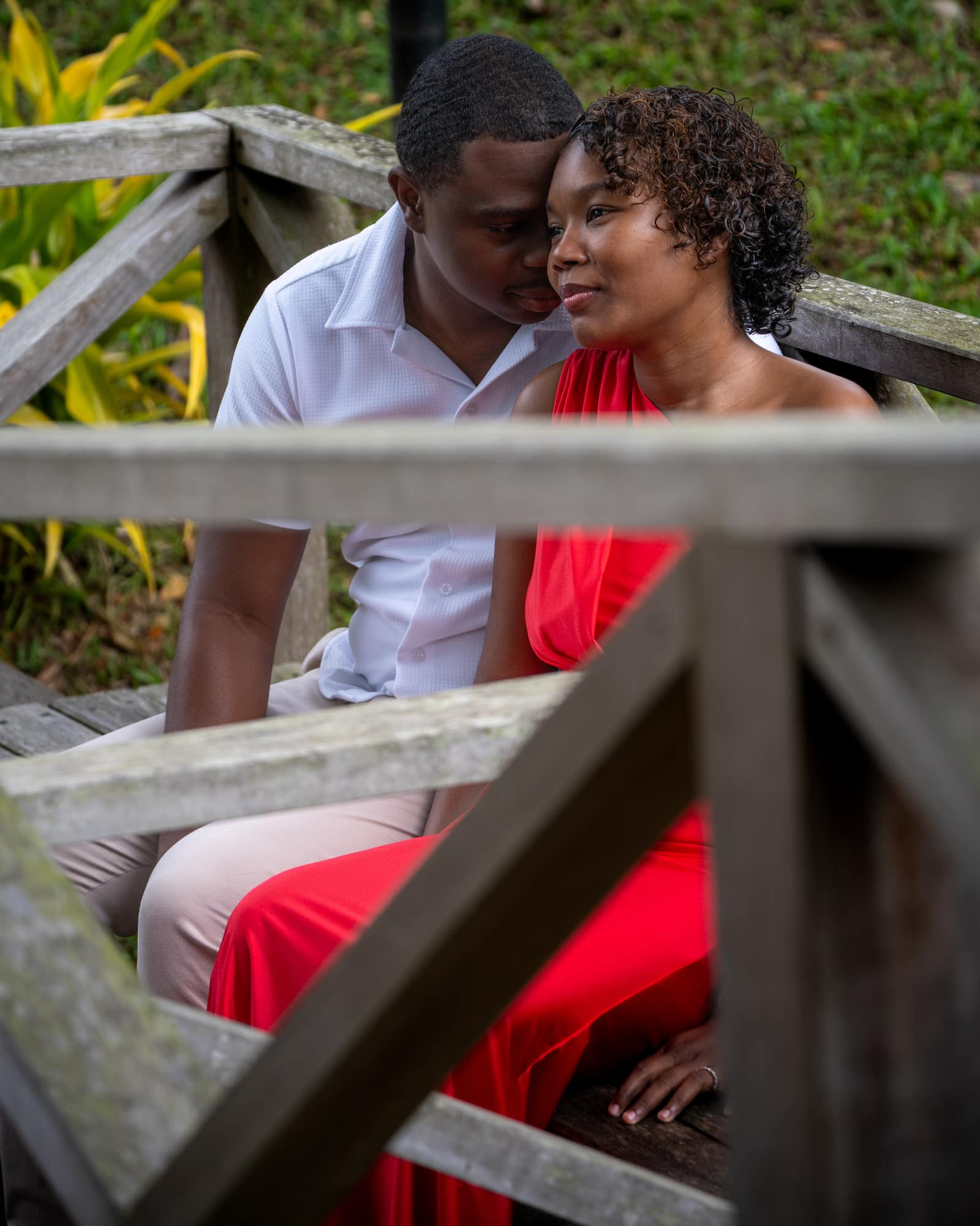 Don and Stevie-Ann together at the start of their story